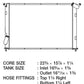 CSF 02-06 Mini Cooper S R53 Manual Radiator