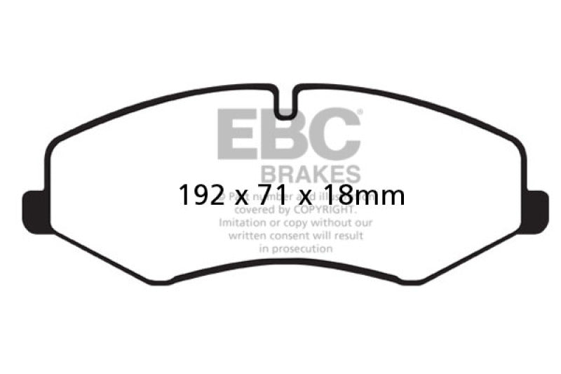 EBC 10-14 Land Rover LR4 5 Greenstuff Front Brake Pads