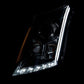 ANZO 2010-2015 Cadillac Srx Projector Headlights w/ Plank Style Design Chrome | Too Fast Autoparts | Order Online | Canada & USA Shipping