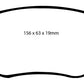 EBC 98-05 Volvo C70 2.3 Turbo T5 (16in Wheels) Redstuff Front Brake Pads