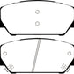 EBC 2019+ Hyundai Veloster N (2nd Gen) 2.0L Turbo Yellowstuff Front Brake Pads