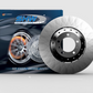SHW 18-22 Audi RS5 2.9L Front Drilled Lightweight Brake Rotor (4M0615301AM)