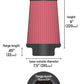 Airaid Universal Air Filter - Cone 6 x 7 1/4 x 5 x 9