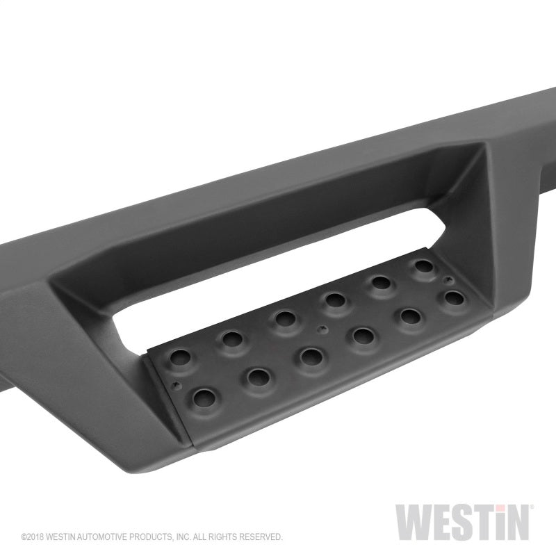 Westin 18-20 Jeep Wrangler JL Unlimited 4DR HDX Drop Nerf Step Bars - Noir texturé