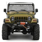Raxiom 97-06 Jeep Wrangler TJ 50-In LED Light Bar Windshield Mount w/ Auxiliary Bracket