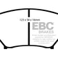 EBC 01-03 Mazda Miata MX5 1.8 (Sports Suspension) Yellowstuff Front Brake Pads