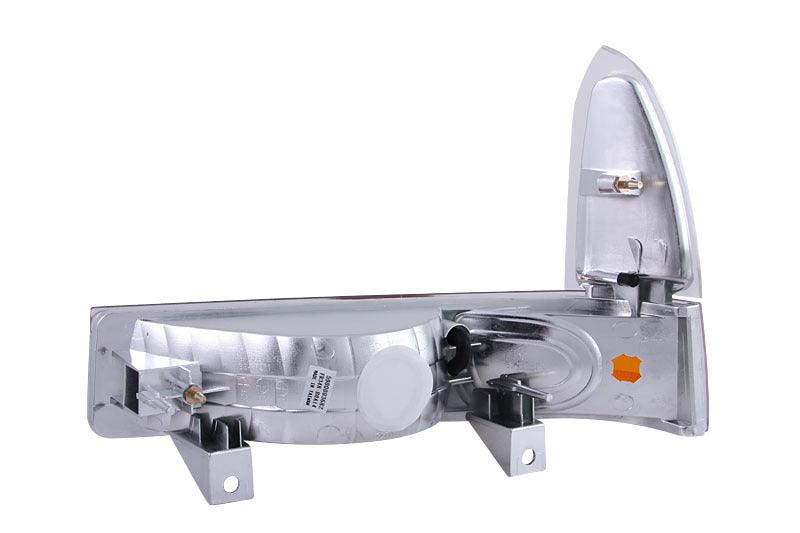 ANZO 2000-2004 Ford Excursion Euro Parking Lights Chrome w/ Amber Reflector | Too Fast Autoparts | Order Online | Canada & USA Shipping
