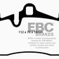 EBC 04-07 Porsche Cayenne 3.2 Redstuff Rear Brake Pads