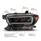 ANZO 16-22 Toyota Tacoma LED Projector Headlights w/ Light Bar Sequential Black Housing w/Initiation | Too Fast Autoparts | Order Online