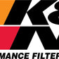 K&N Filter Universal Rubber Round Air Filter 20 Deg Flange Angle 2.25in Flange ID x 3.5in OD x 6in H