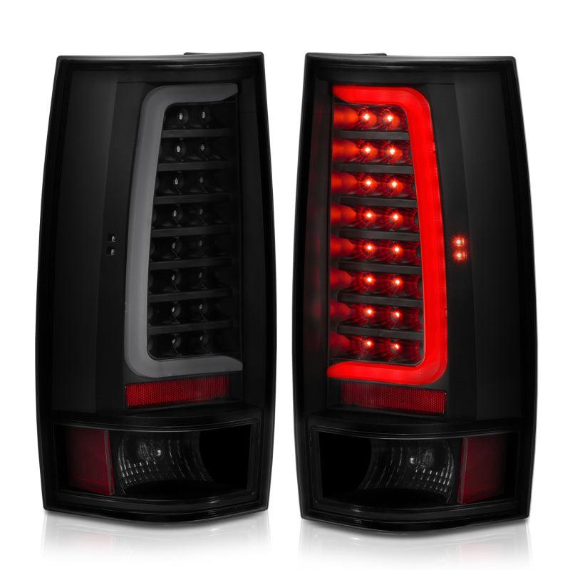 ANZO 2007-2014 Chevy Tahoe LED Taillight Plank Style Black w/Smoke Lens | Too Fast Autoparts | Order Online | Canada & USA Shipping