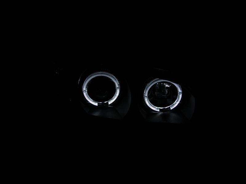 ANZO 2000-2004 Infiniti I30 Projector Headlights w/ Halo Black | Too Fast Autoparts | Order Online | Canada & USA Shipping