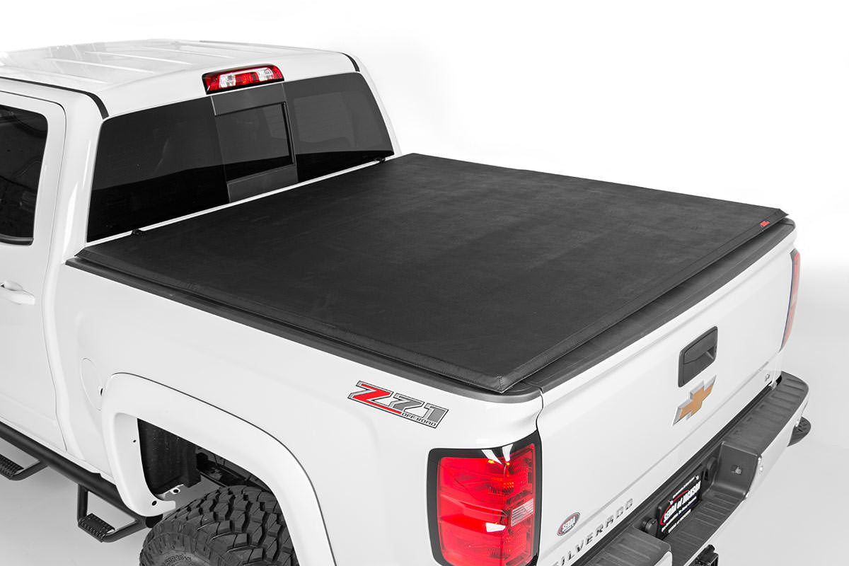Bed Cover | Soft Fold | 6'7" Bed | Chevy/GMC 1500/2500HD/3500HD (07-14)