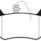 EBC 2016+ Alfa Romeo Giulia 2.9L Twin Turbo Yellowstuff Rear Brake Pads