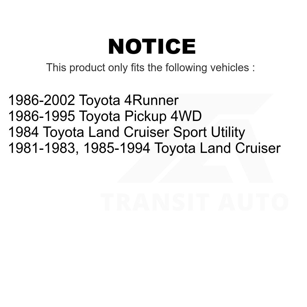 Drum Brake Hardware Kit 13-H17253 For Toyota 4Runner Pickup Land Cruiser