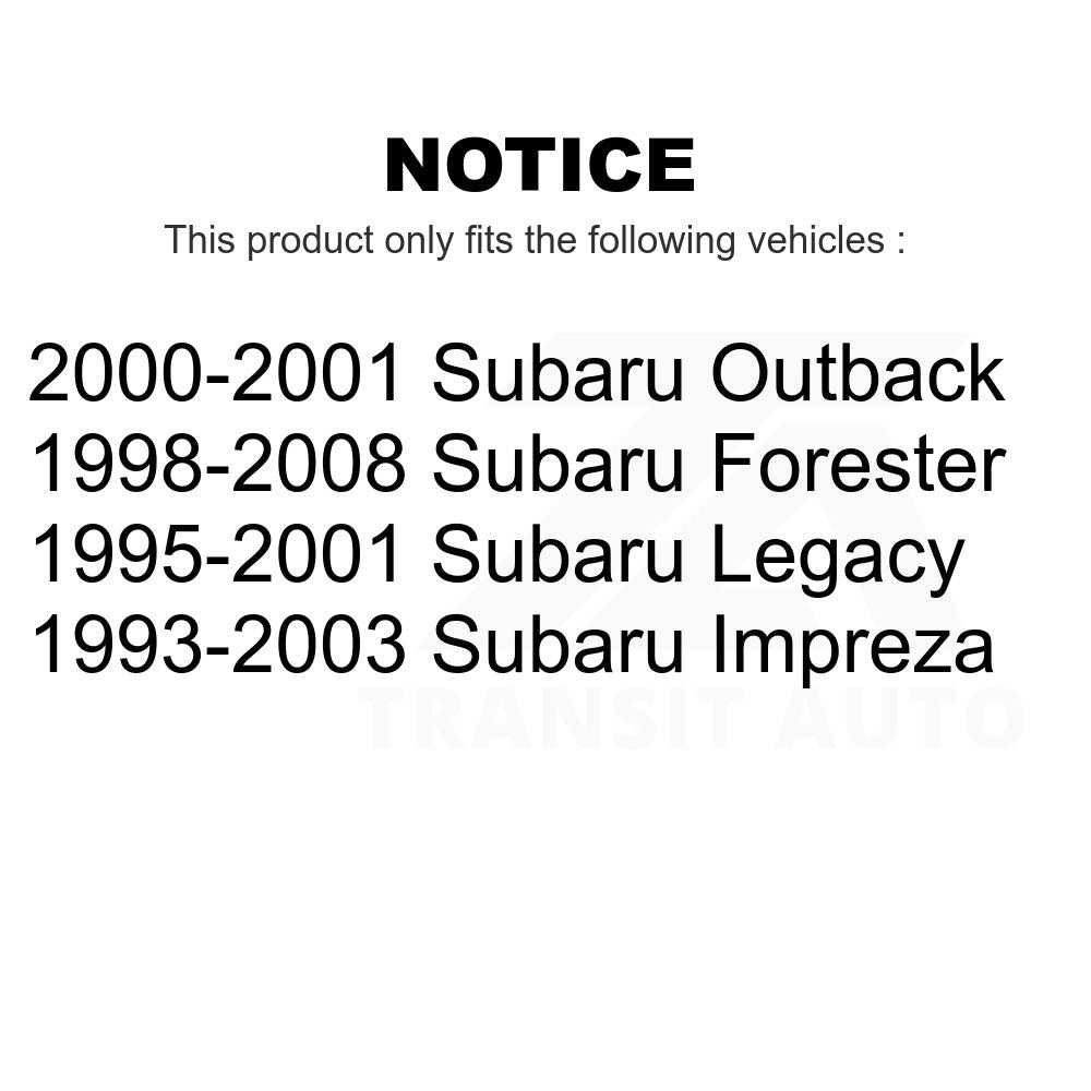 Rear Drum Brake Hardware Kit 13-H17347 For Subaru Forester Legacy Impreza Outback