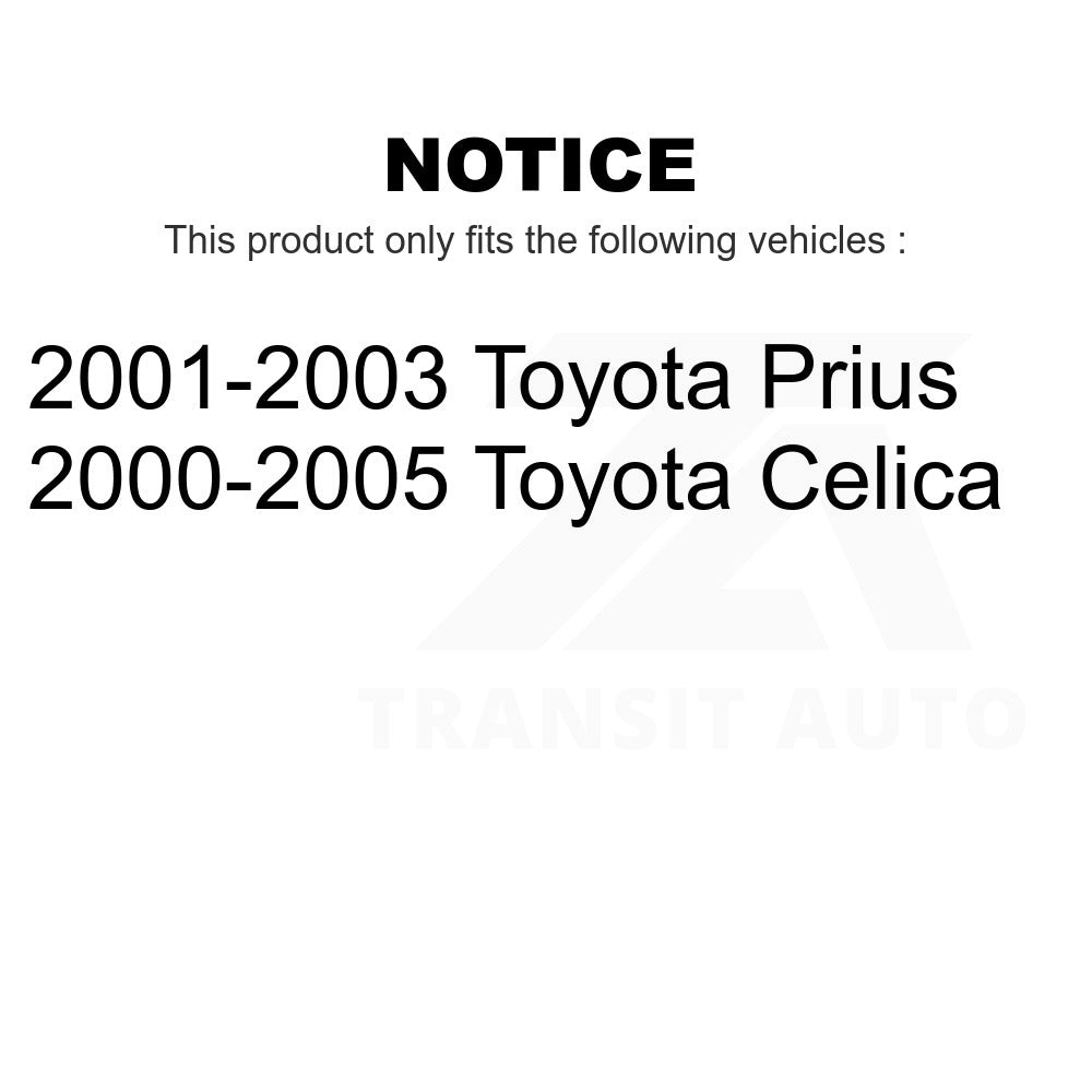 Rear Drum Brake Hardware Kit 13-H17373 For Toyota Celica Prius
