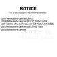 Rear Drum Brake Hardware Kit 13-H17381 For Mitsubishi Lancer