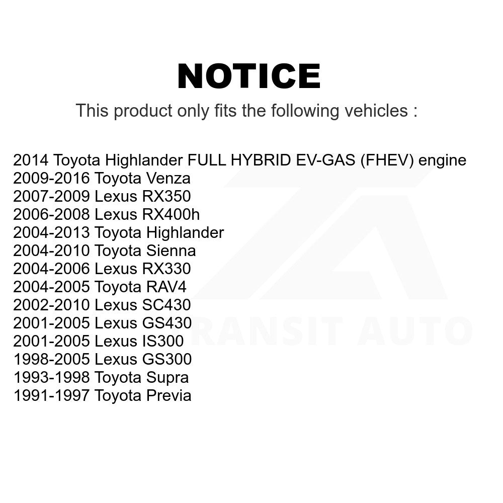 Parking Brake Hardware Kit 13-H17393 For Toyota Highlander Sienna Lexus Venza RX350 RX330 RAV4 GS300 RX400h SC430 IS300 Previa GS430 Supra