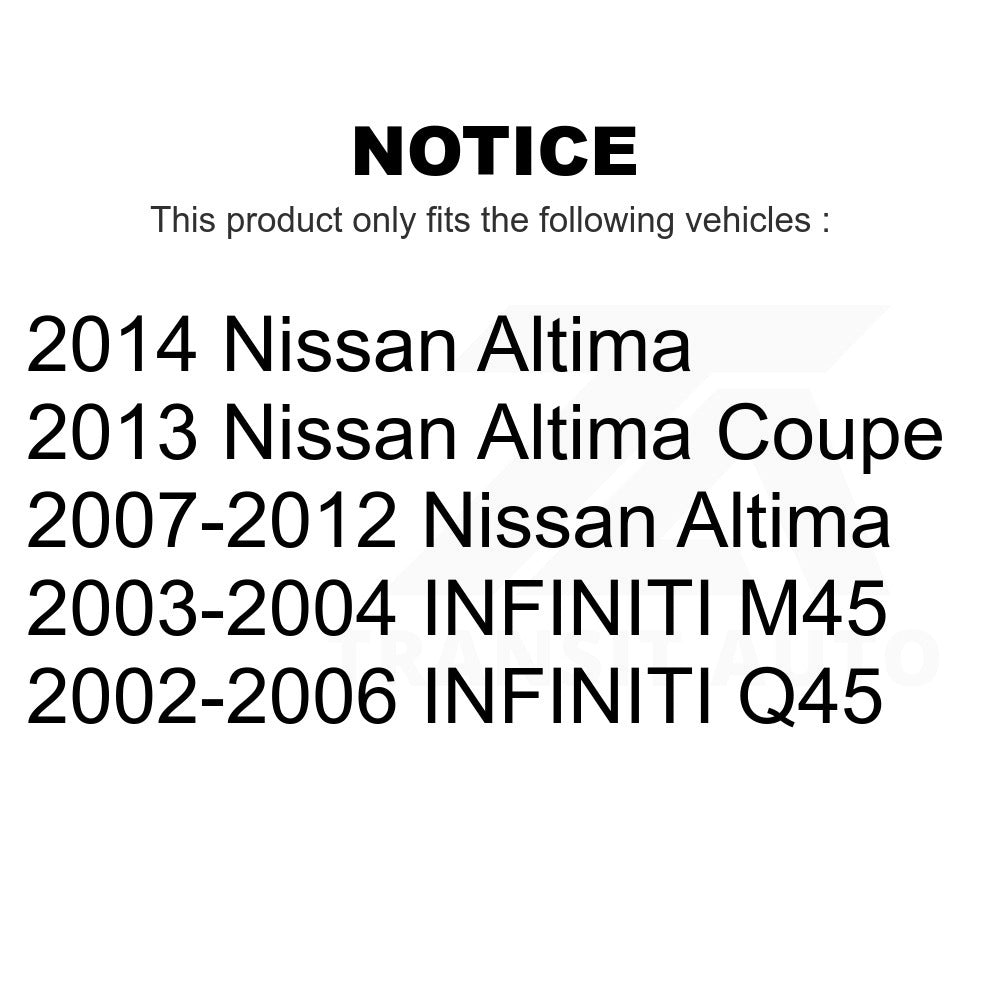 Parking Brake Hardware Kit 13-H17397 For Nissan Altima INFINITI Q45 M45