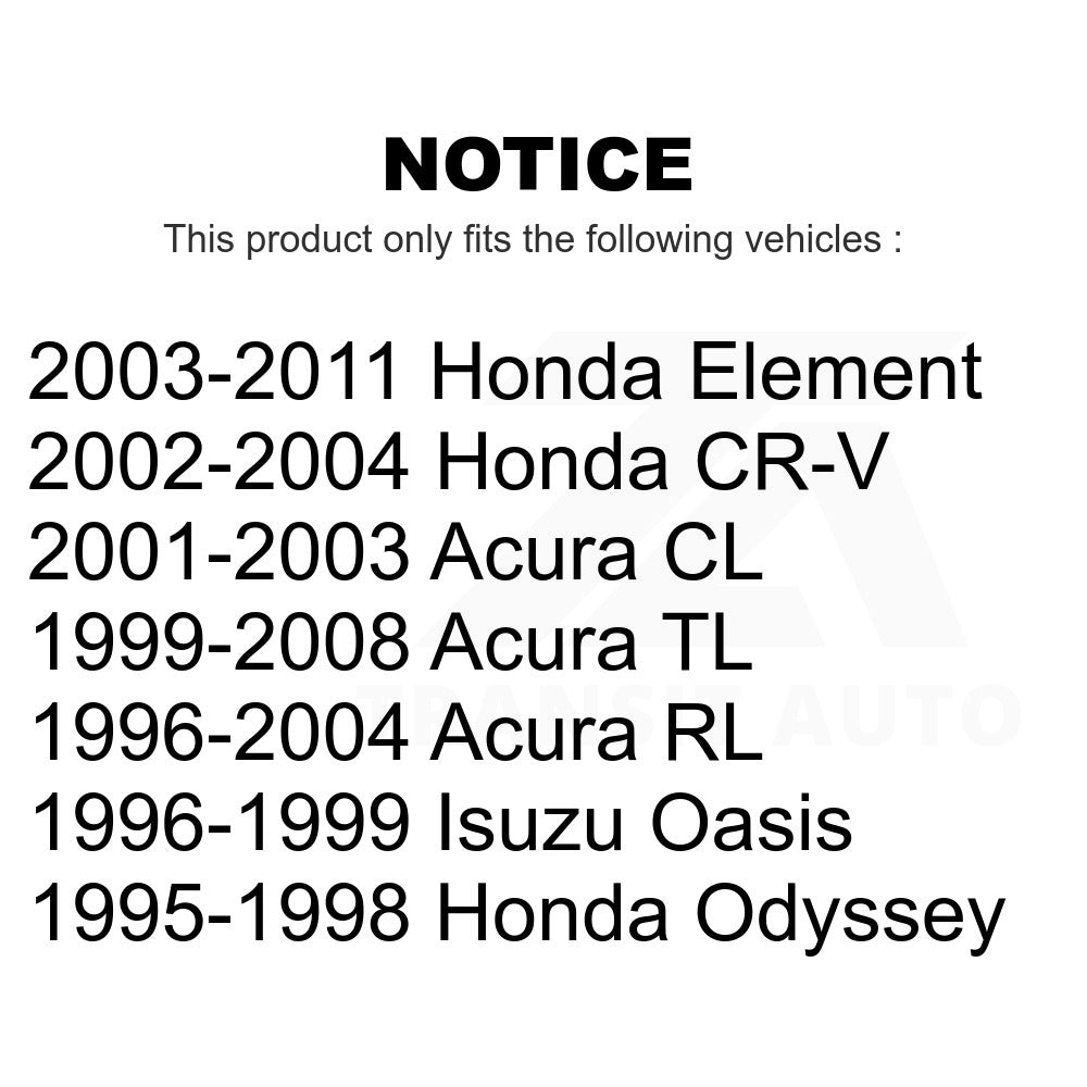 Parking Brake Hardware Kit 13-H17398 For Honda Acura TL CR-V Element RL CL Odyssey Isuzu Oasis