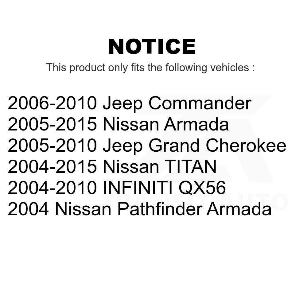 Parking Brake Hardware Kit 13-H17401 For Jeep Nissan Grand Cherokee Titan Armada Commander INFINITI QX56 Pathfinder TITAN