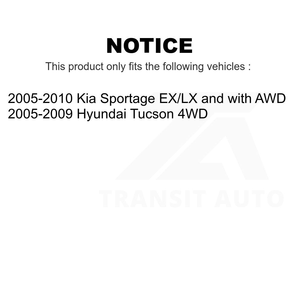 Parking Brake Hardware Kit 13-H17426 For Kia Sportage Hyundai Tucson