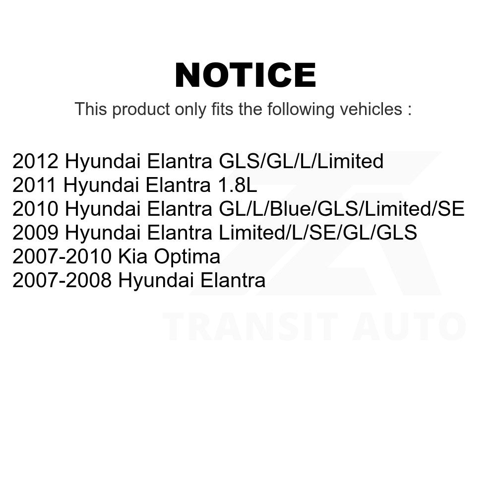 Parking Brake Hardware Kit 13-H17434 For Hyundai Elantra Kia Optima