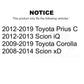 Rear Drum Brake Hardware Kit 13-H17448 For Toyota Corolla Prius C Scion xD iQ