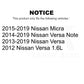 Rear Drum Brake Hardware Kit 13-H17480 For Nissan Versa Note Micra