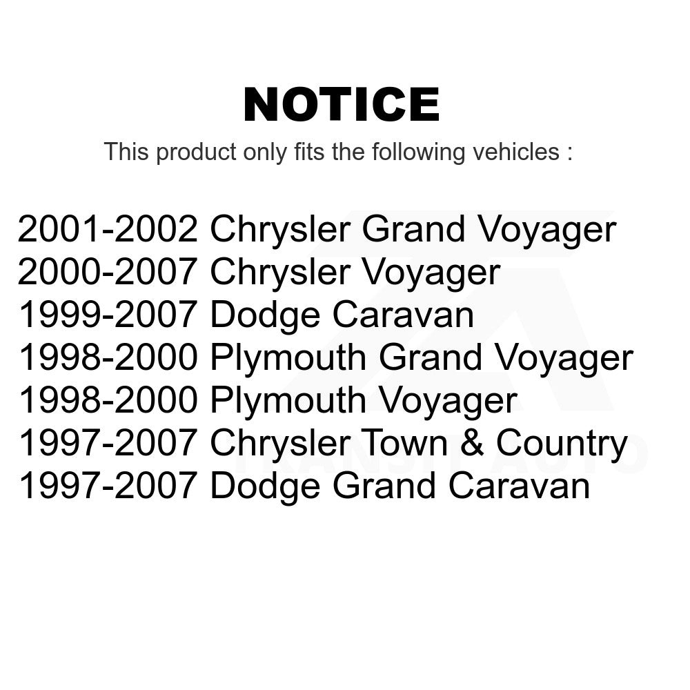 Parking Brake Hardware Kit 13-H7304 For Dodge Grand Caravan Chrysler Town & Country Voyager Plymouth