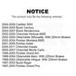 Parking Brake Hardware Kit 13-H7320 For Chevrolet Impala Pontiac Buick Grand Am Oldsmobile Rendezvous Monte Carlo Prix Alero Regal Venture Cadillac SRX Century Intrigue Montana Aztek Silhouette