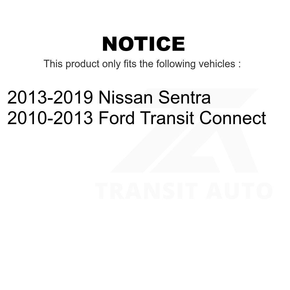 Rear Drum Brake Hardware Kit 13-H7366 For Nissan Sentra Ford Transit Connect