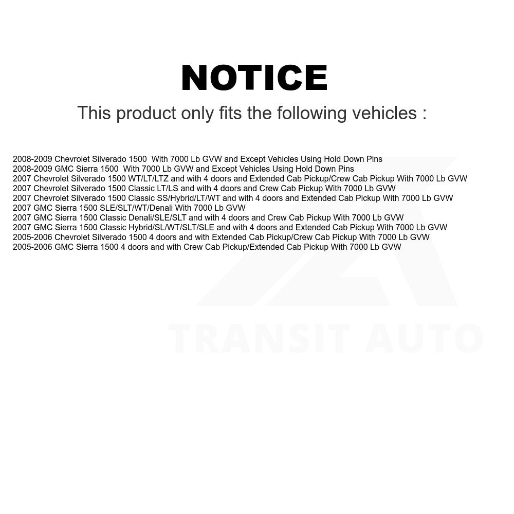 Rear Drum Brake Wheel Cylinder 14-WC370181 For Chevrolet Silverado 1500 GMC Sierra Classic