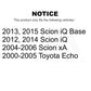 Rear Left Drum Brake Wheel Cylinder 14-WC370196 For Scion Toyota Echo xA iQ