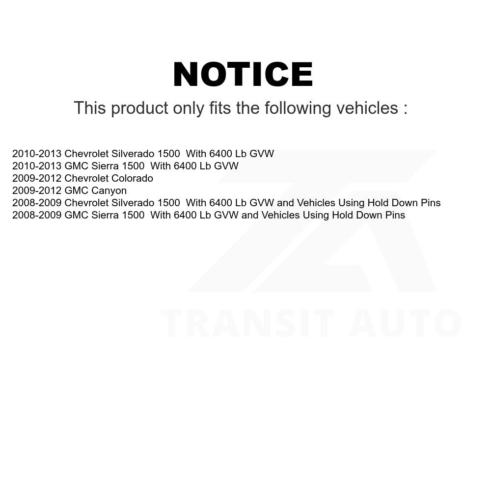 Rear Drum Brake Wheel Cylinder 14-WC370201 For Chevrolet Silverado 1500 GMC Sierra Colorado Canyon