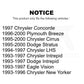 Rear Drum Brake Wheel Cylinder 14-WC37970 For Dodge Stratus Chrysler Intrepid Cirrus Plymouth Breeze LHS New Yorker Concorde Eagle Vision
