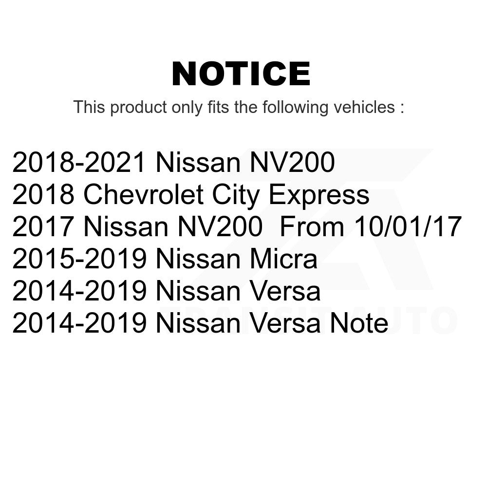 Cabin Air Filter 54-WP10277 For Nissan Versa Note NV200 Chevrolet City Express Micra