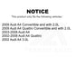 Air Filter 57-42972 For Audi A4 Quattro