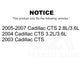Air Filter 57-46653 For Cadillac CTS