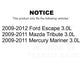 Air Filter 57-49893 For Ford Escape Mercury Mariner Mazda Tribute 3.0L