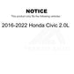 Air Filter 57-WA10416 For 2016-2022 Honda Civic 2.0L
