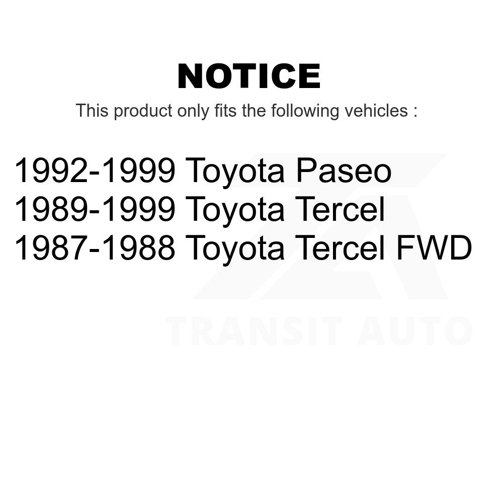 Front Inner Wheel Bearing 70-510002 For Toyota Tercel Paseo