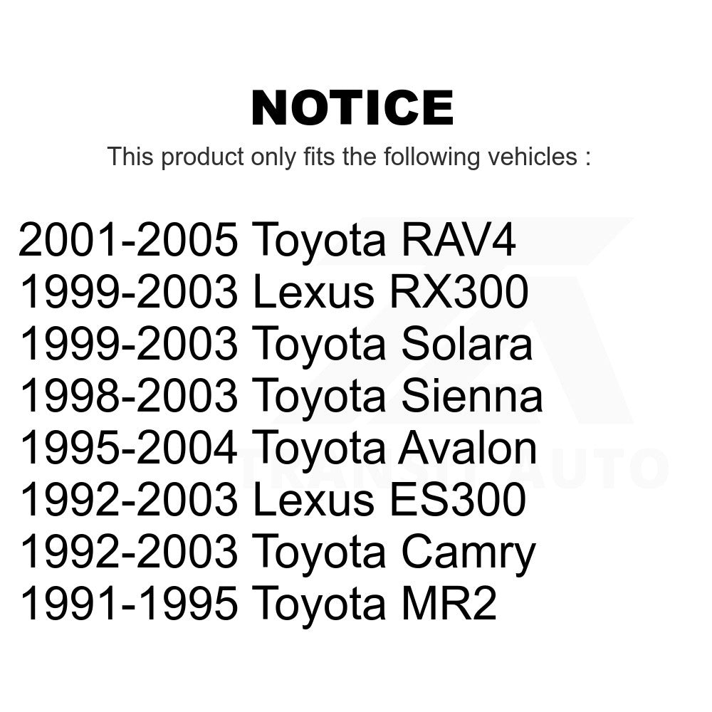 Wheel Bearing 70-510006 For Toyota Camry Lexus Avalon RAV4 ES300 Sienna RX300 Solara MR2