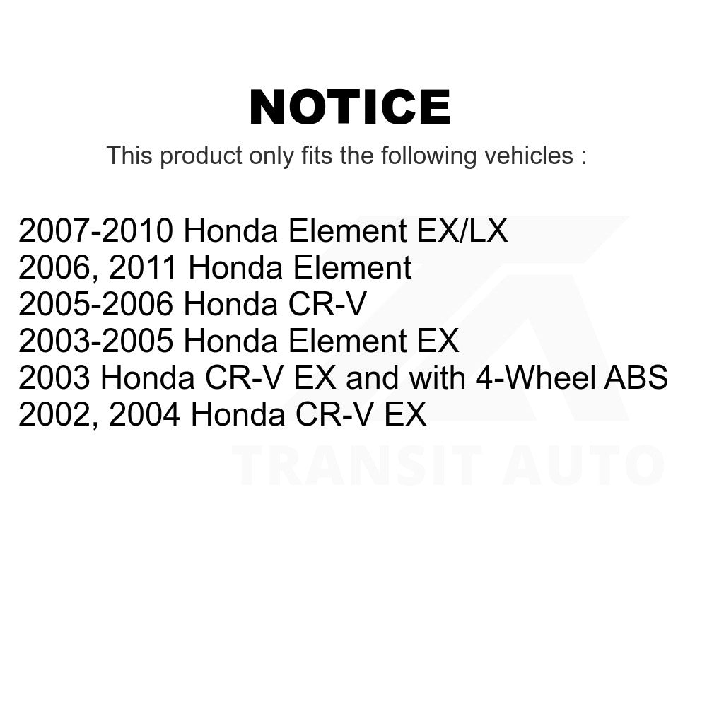 Front Wheel Bearing 70-510074 For Honda CR-V Element