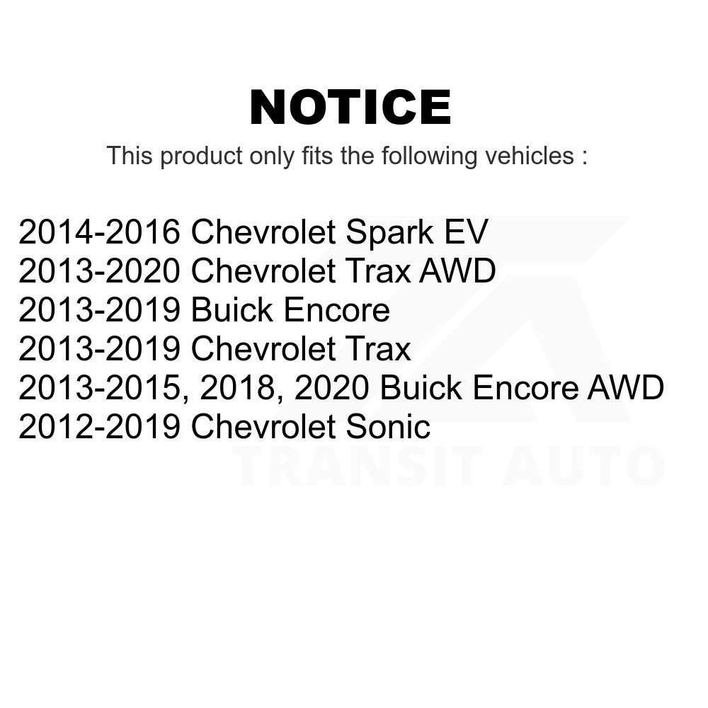 Wheel Bearing 70-510119 For Chevrolet Buick Encore Sonic Trax Spark EV