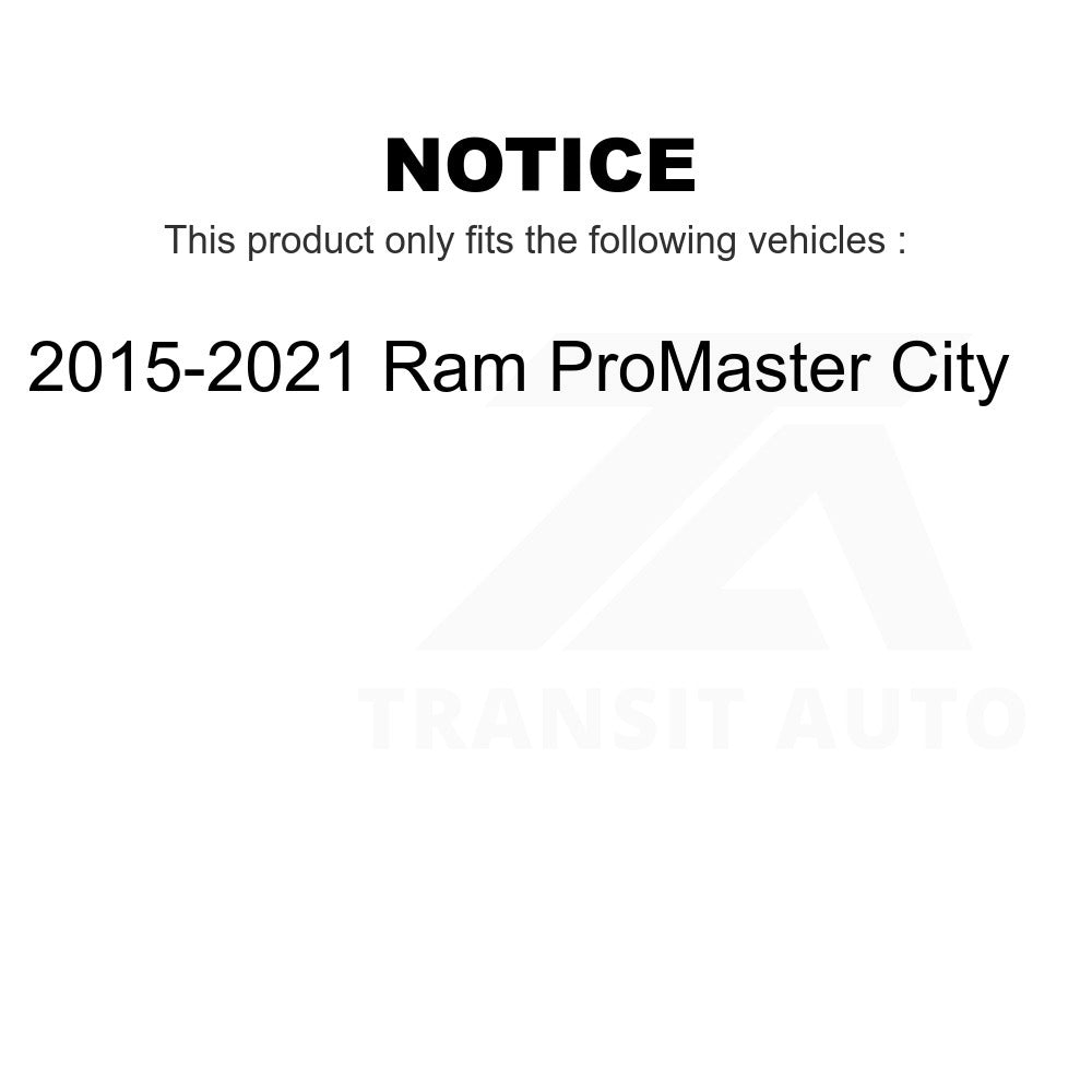 Front Inner Wheel Bearing 70-510123 For 2015-2021 Ram ProMaster City