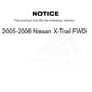 Rear Wheel Bearing 70-511037 For 2005-2006 Nissan X-Trail FWD