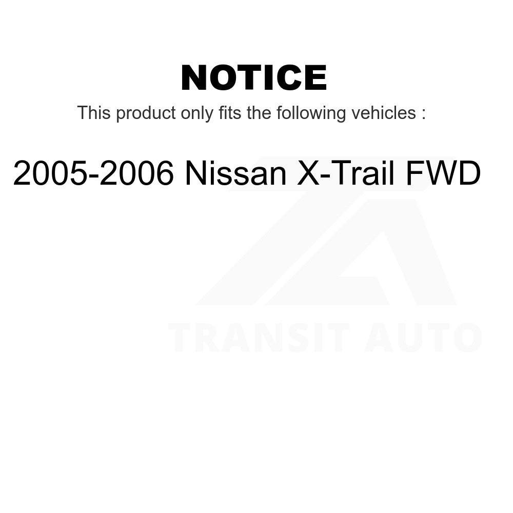 Rear Wheel Bearing 70-511037 For 2005-2006 Nissan X-Trail FWD