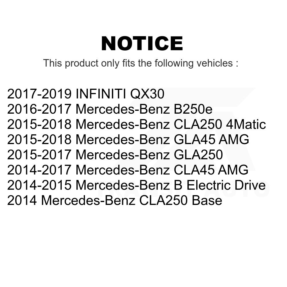 Front Wheel Bearing 70-511043 For Mercedes-Benz CLA250 GLA250 INFINITI QX30 CLA45 AMG GLA45 B Electric Drive B250e